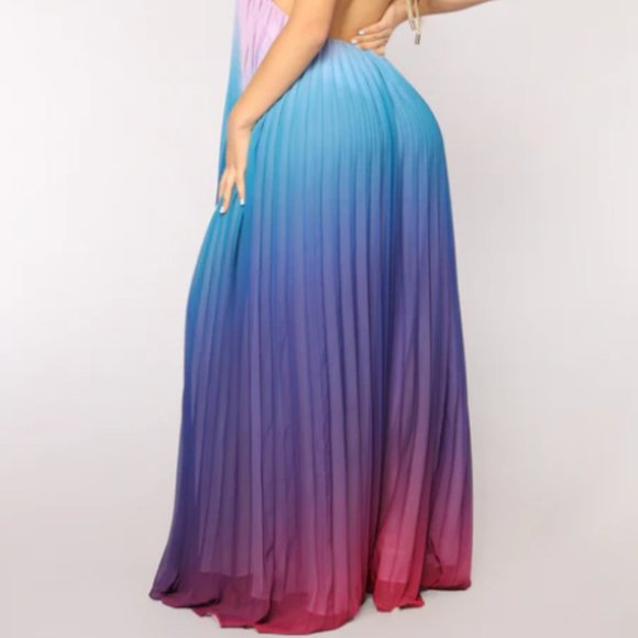 Fashion Nova Ombre Maxi Dress - Picture 2 of 6